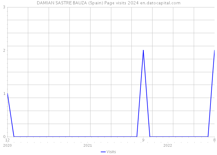 DAMIAN SASTRE BAUZA (Spain) Page visits 2024 