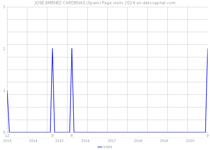 JOSE JIMENEZ CARDENAS (Spain) Page visits 2024 