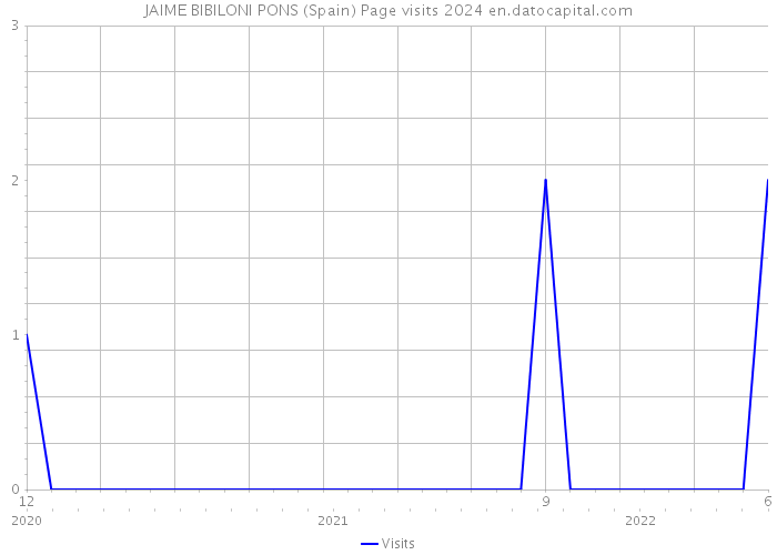 JAIME BIBILONI PONS (Spain) Page visits 2024 