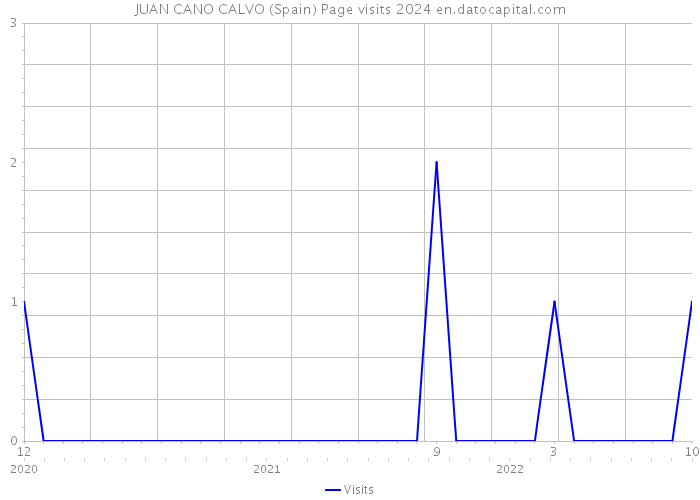 JUAN CANO CALVO (Spain) Page visits 2024 