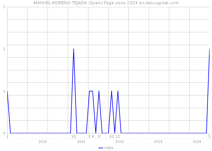 MANUEL MORENO TEJADA (Spain) Page visits 2024 