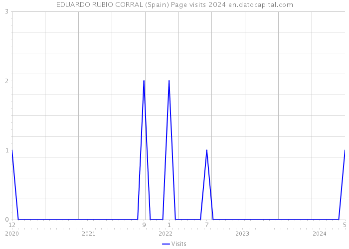 EDUARDO RUBIO CORRAL (Spain) Page visits 2024 