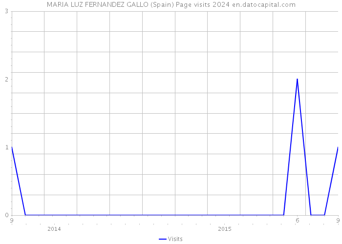 MARIA LUZ FERNANDEZ GALLO (Spain) Page visits 2024 