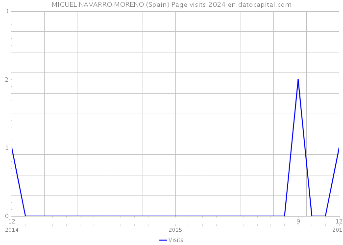 MIGUEL NAVARRO MORENO (Spain) Page visits 2024 