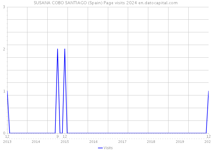 SUSANA COBO SANTIAGO (Spain) Page visits 2024 