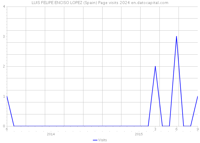 LUIS FELIPE ENCISO LOPEZ (Spain) Page visits 2024 