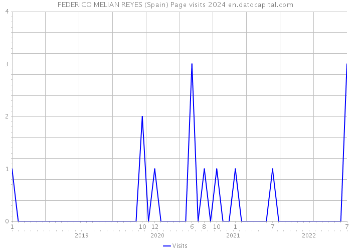 FEDERICO MELIAN REYES (Spain) Page visits 2024 