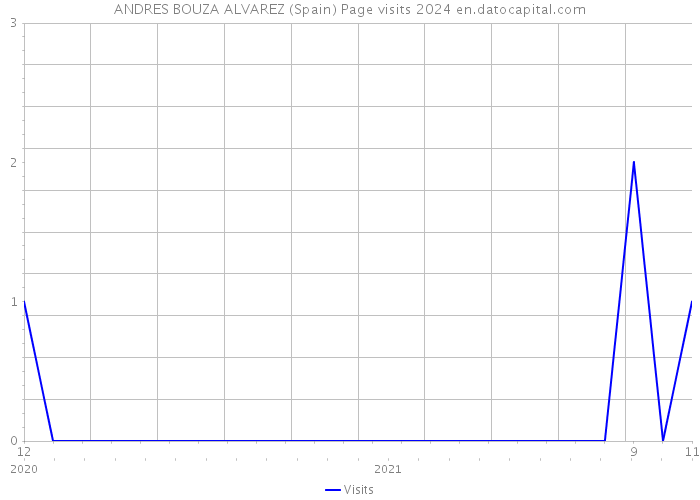 ANDRES BOUZA ALVAREZ (Spain) Page visits 2024 