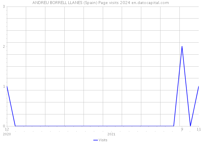 ANDREU BORRELL LLANES (Spain) Page visits 2024 