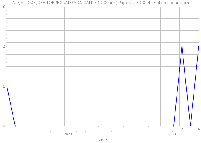 ALEJANDRO JOSE TORRECUADRADA CANTERO (Spain) Page visits 2024 