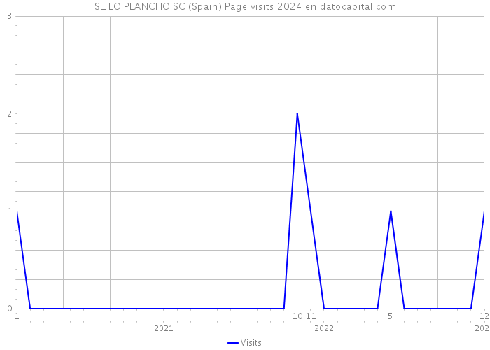 SE LO PLANCHO SC (Spain) Page visits 2024 