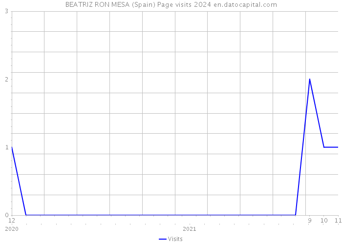 BEATRIZ RON MESA (Spain) Page visits 2024 