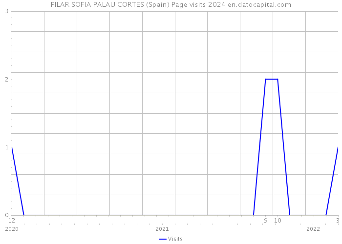 PILAR SOFIA PALAU CORTES (Spain) Page visits 2024 
