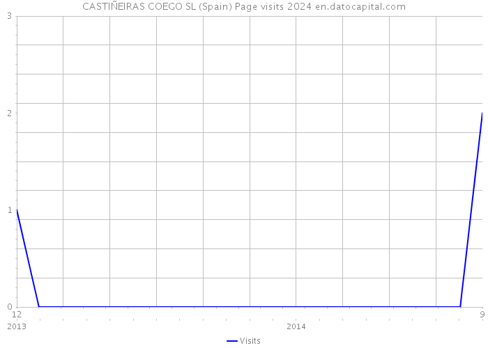 CASTIÑEIRAS COEGO SL (Spain) Page visits 2024 
