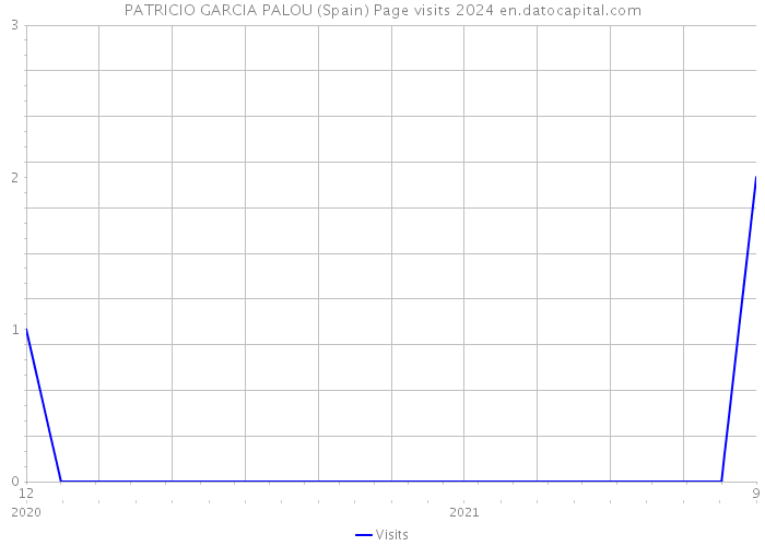 PATRICIO GARCIA PALOU (Spain) Page visits 2024 