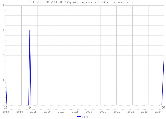 ESTEVE RENOM PULIDO (Spain) Page visits 2024 