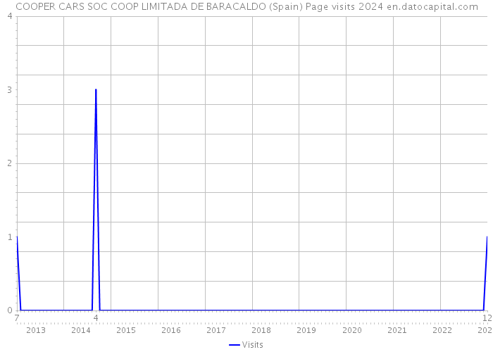 COOPER CARS SOC COOP LIMITADA DE BARACALDO (Spain) Page visits 2024 