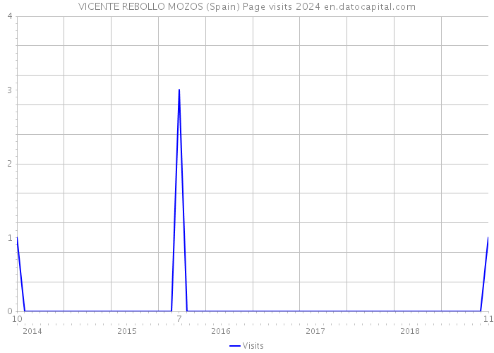 VICENTE REBOLLO MOZOS (Spain) Page visits 2024 