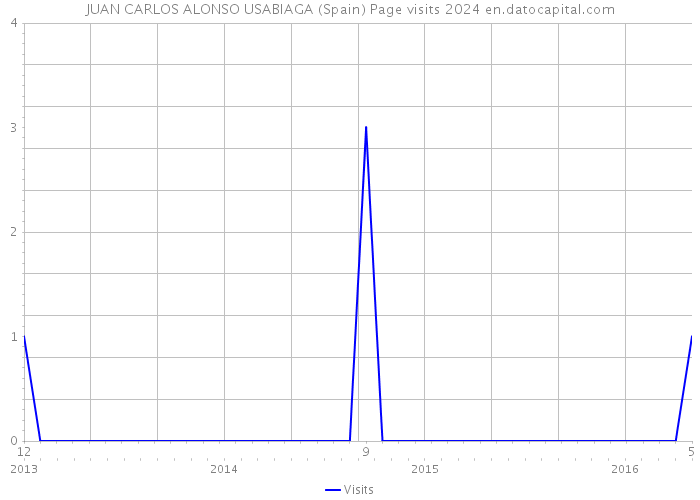 JUAN CARLOS ALONSO USABIAGA (Spain) Page visits 2024 