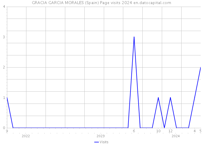 GRACIA GARCIA MORALES (Spain) Page visits 2024 