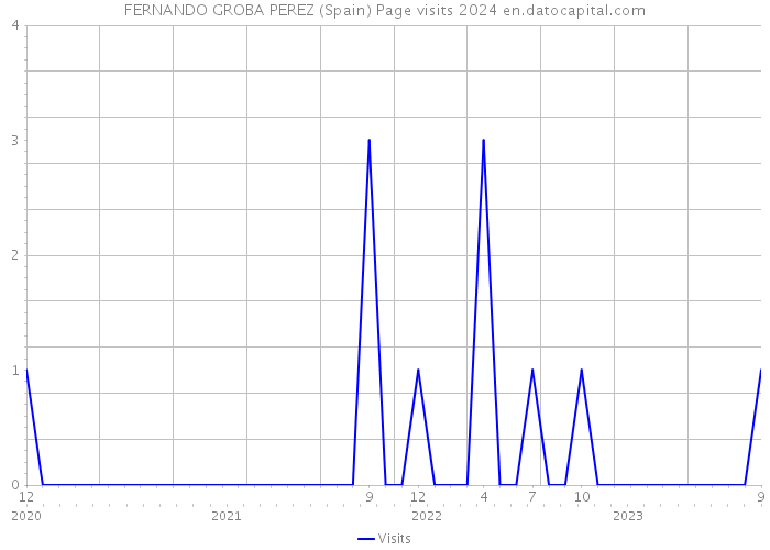 FERNANDO GROBA PEREZ (Spain) Page visits 2024 