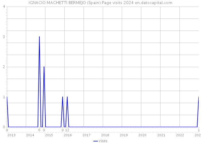IGNACIO MACHETTI BERMEJO (Spain) Page visits 2024 