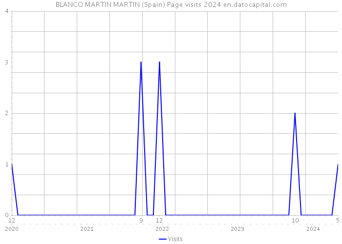 BLANCO MARTIN MARTIN (Spain) Page visits 2024 