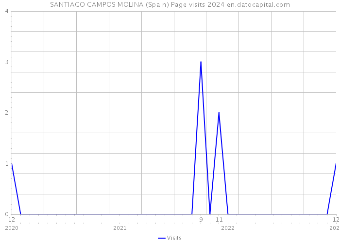 SANTIAGO CAMPOS MOLINA (Spain) Page visits 2024 