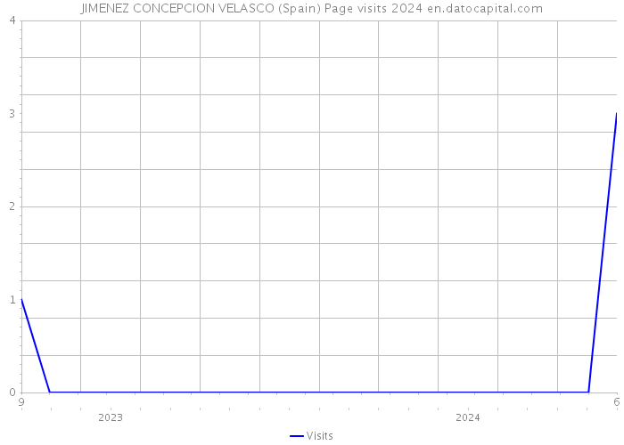 JIMENEZ CONCEPCION VELASCO (Spain) Page visits 2024 