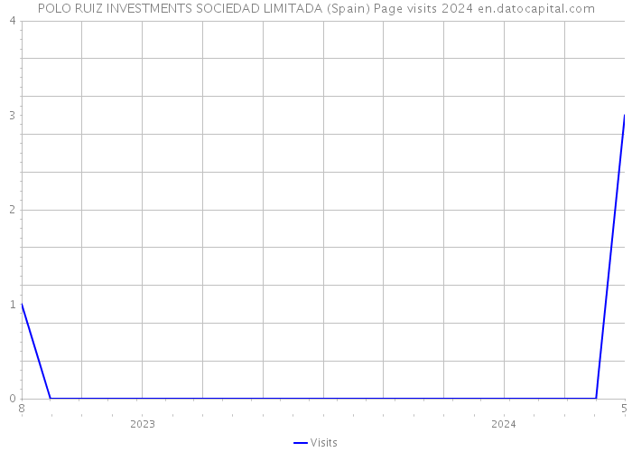 POLO RUIZ INVESTMENTS SOCIEDAD LIMITADA (Spain) Page visits 2024 