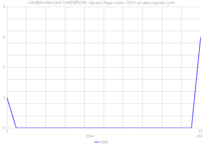 VANESA MACIAS CARDEÑOSA (Spain) Page visits 2024 