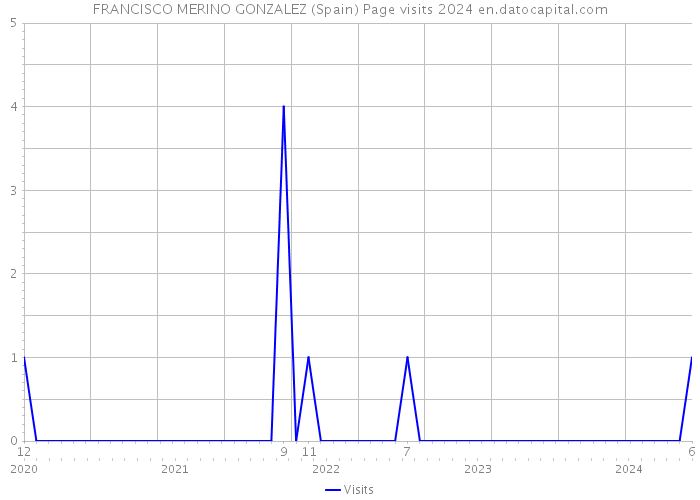 FRANCISCO MERINO GONZALEZ (Spain) Page visits 2024 