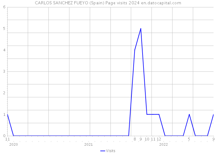 CARLOS SANCHEZ FUEYO (Spain) Page visits 2024 