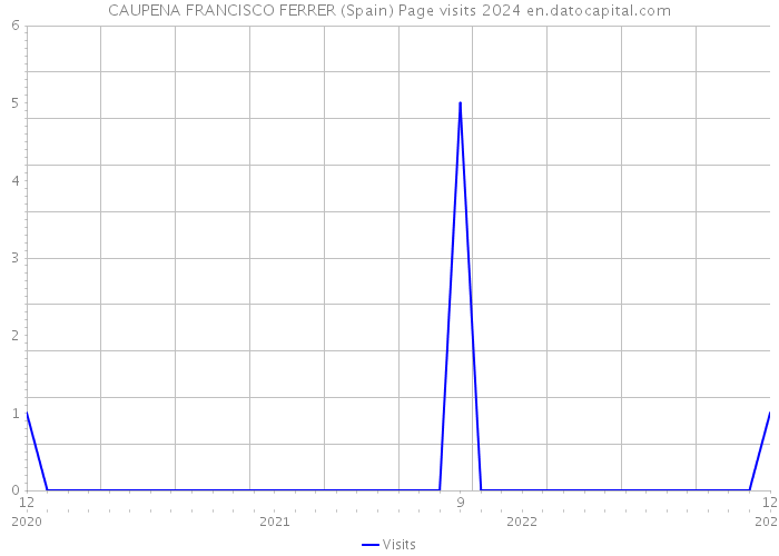 CAUPENA FRANCISCO FERRER (Spain) Page visits 2024 