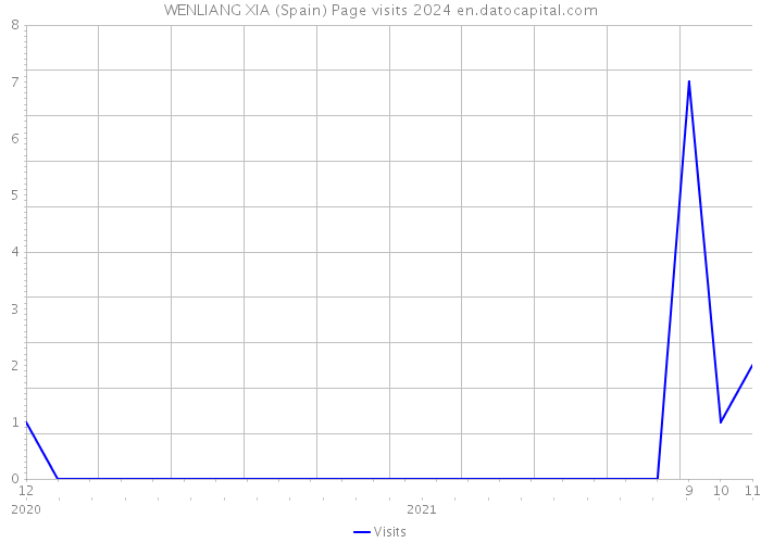 WENLIANG XIA (Spain) Page visits 2024 