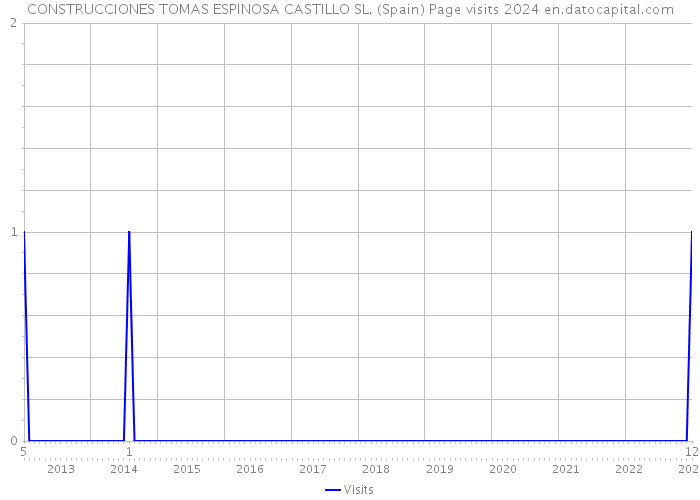 CONSTRUCCIONES TOMAS ESPINOSA CASTILLO SL. (Spain) Page visits 2024 