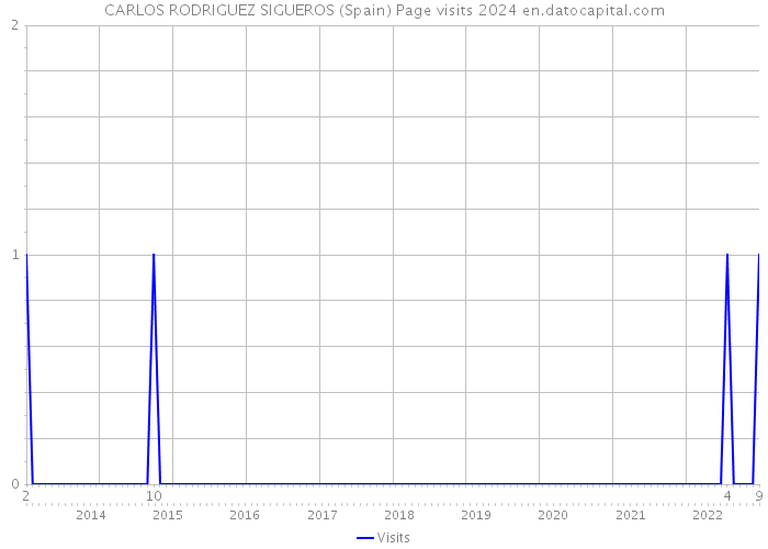 CARLOS RODRIGUEZ SIGUEROS (Spain) Page visits 2024 