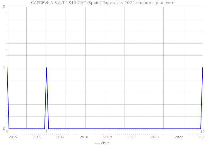 CAPDEVILA S.A.T 1319 CAT (Spain) Page visits 2024 