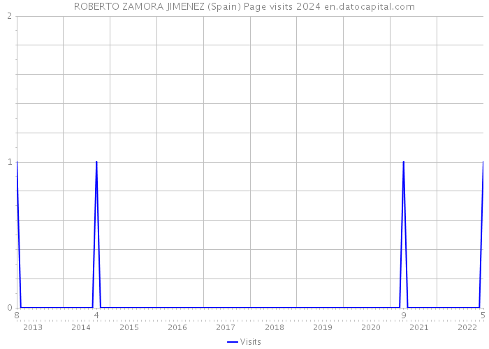 ROBERTO ZAMORA JIMENEZ (Spain) Page visits 2024 
