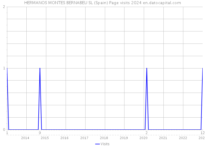 HERMANOS MONTES BERNABEU SL (Spain) Page visits 2024 