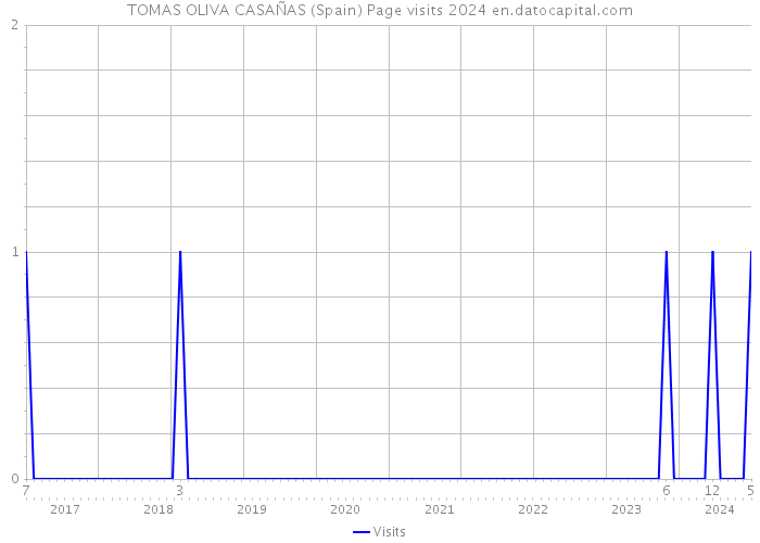 TOMAS OLIVA CASAÑAS (Spain) Page visits 2024 
