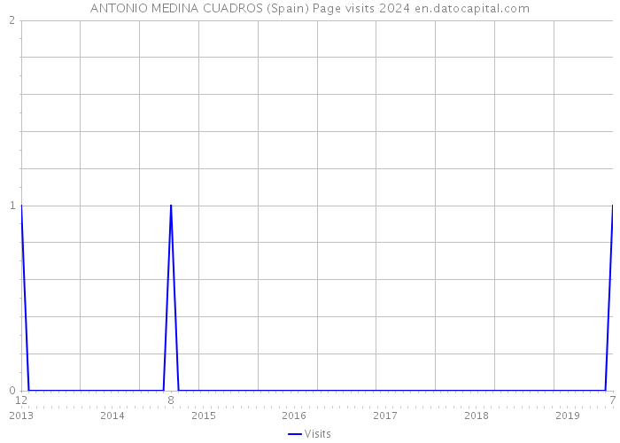 ANTONIO MEDINA CUADROS (Spain) Page visits 2024 
