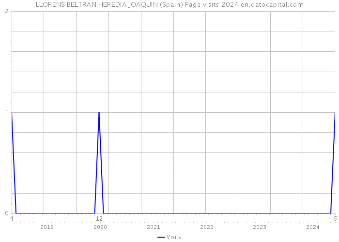 LLORENS BELTRAN HEREDIA JOAQUIN (Spain) Page visits 2024 