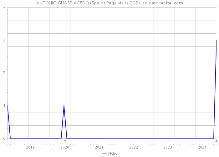 ANTONIO GUASP ACEDO (Spain) Page visits 2024 