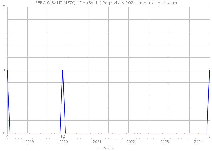 SERGIO SANZ MEZQUIDA (Spain) Page visits 2024 
