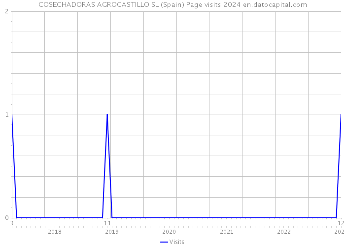 COSECHADORAS AGROCASTILLO SL (Spain) Page visits 2024 