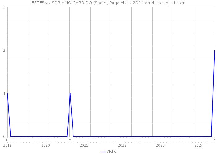 ESTEBAN SORIANO GARRIDO (Spain) Page visits 2024 