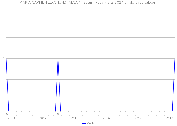 MARIA CARMEN LERCHUNDI ALCAIN (Spain) Page visits 2024 