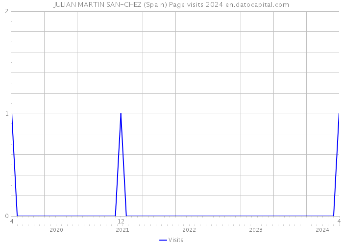 JULIAN MARTIN SAN-CHEZ (Spain) Page visits 2024 