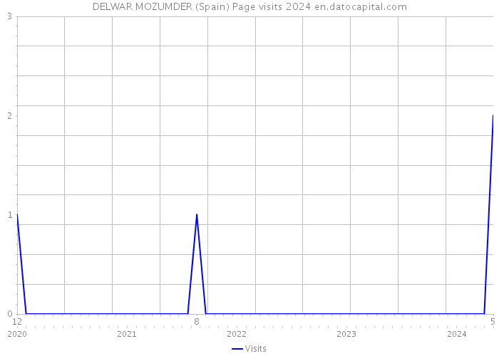 DELWAR MOZUMDER (Spain) Page visits 2024 